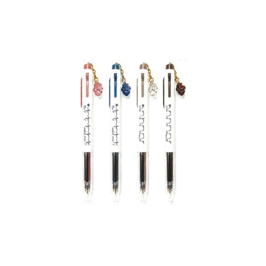 ぺんてる（Pentel） ハートチャーム 3色ボールペン モカ OF01080303