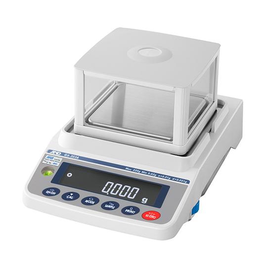 校正用分銅内蔵型天びん GX-Aシリーズ ひょう量:220g 最小表示:0.001g エー・アンド・デイ GX-203A (6-9617-41)