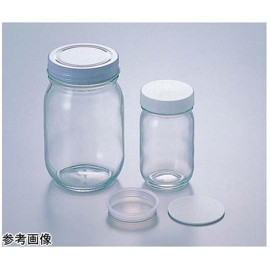 サンプルパック マヨネーズ瓶 ガラス容器本体/キャップ PP ・中栓付 1