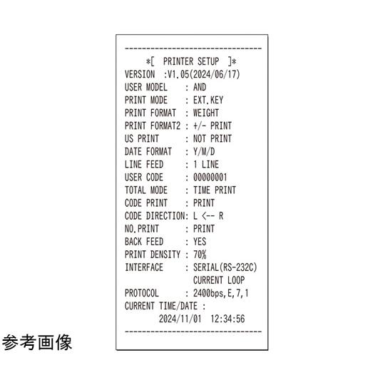 天びん・はかり用サーマルプリンター エー・アンド・デイ AD-8129TH 60-2970-21_2