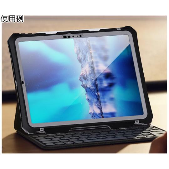 11インチiPad Pro 第2〜4世代用 IP68ケース 二重リング付きフック式ストラップ・回転ハンドベルト付スタンド付属