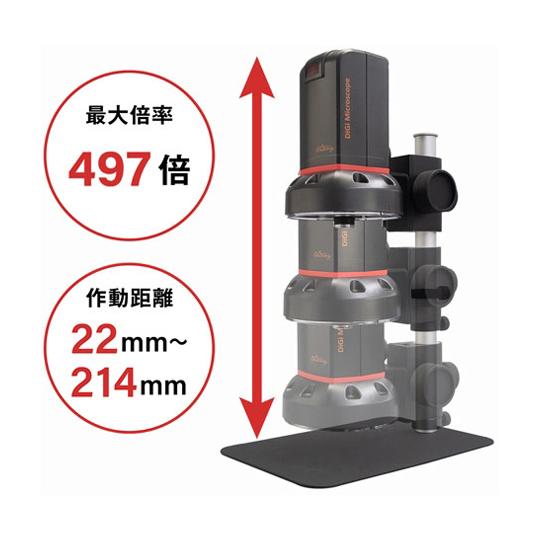 4Kデジタルマイクロスコープ USB/HDMI出力 サトテック UM30 60-9818-94の画像