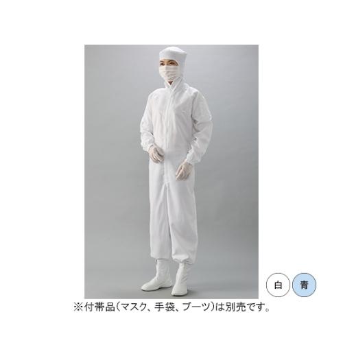 フード一体続き服 白 Mサイズ ガードナー CJ1332-1 (61-0070-10)