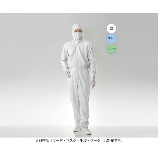 東洋リントフリー 防塵ツナギ服 白 FC133C-01 M (61-0089-56)