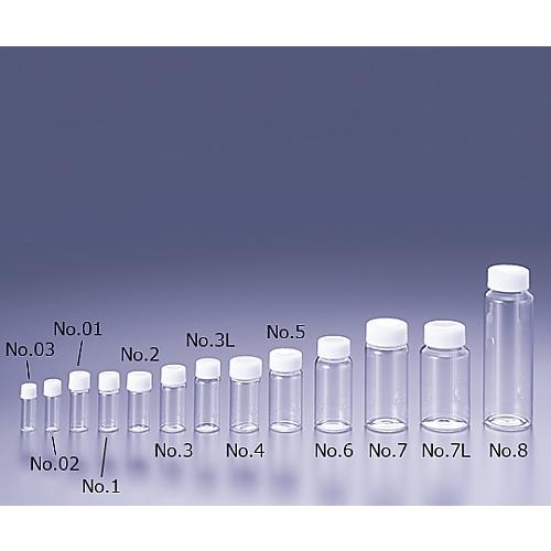 TSスクリュー管瓶 20.0ml 透明 No.5 1箱 50本入 マルエム (61-0143-84)