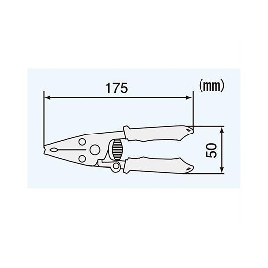 エンジニア ENGINEER ワイヤーストリッパー 細線用 PA-06 (61-0410-54)｜a1-shop｜05