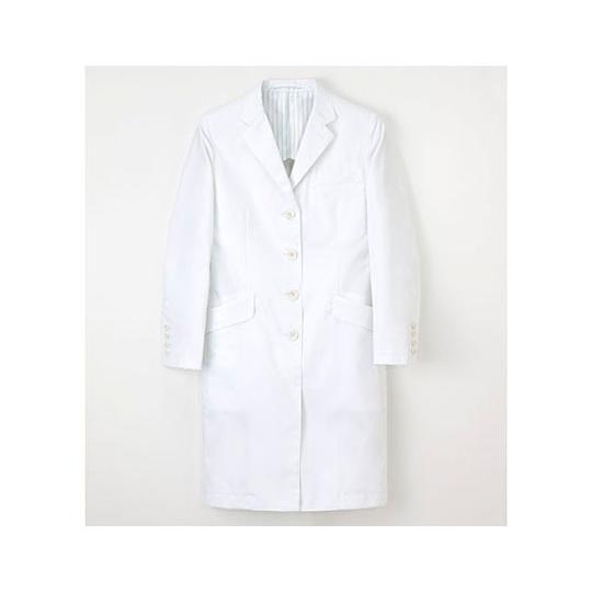 ナガイレーベン 女子シングル診察衣 ホワイト S FD4040 (61-0784-80)