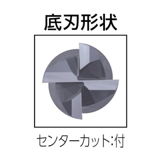スーパーワンカットエンドミル 4枚刃・ミドル刃長 15mm ダイジェット工業 DZ-SOCM4150 (61-1274-05)_1