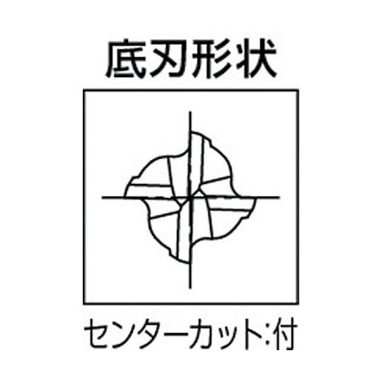ハイススクエアエンドミル XPM多刃ロング 4刃 刃径33mm 刃長100mm シャンク径32mm 89193 XPM-EML-33_1