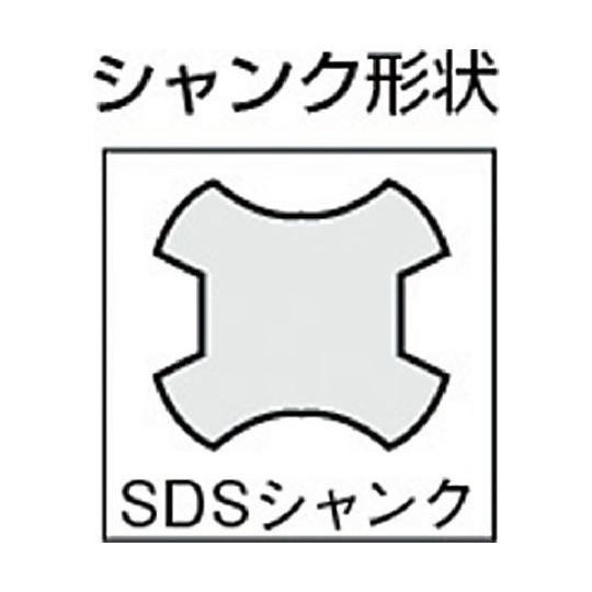 "単機能コアドリルE＆S" 複合材用 80mm SDSシャンク ユニカ ES-F80SDS (61-1411-75)_1