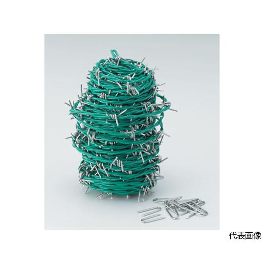 有刺鉄線 カラー 2.0mmX100m トラスコ中山 TUW-20-100G (61-2118-11)