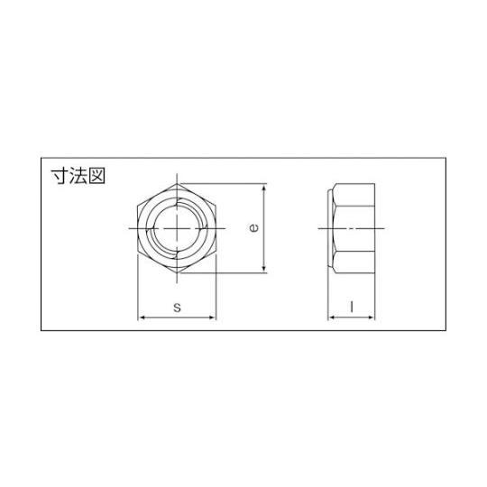 ゆるみ止めKナット ステンレス 1箱 80個入 ケー・エフ・シー SUS KN-16 (61-2147-13)
