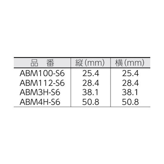 マウントベース M3ねじ止め 白 200個入 パンドウイットコーポレーション ABM3H-S6-T (61-2248-18)
