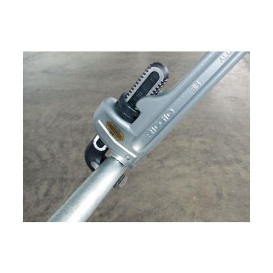 アルミストレートパイプレンチ 450mm RIDGID 31100 (61-2471-78)_2