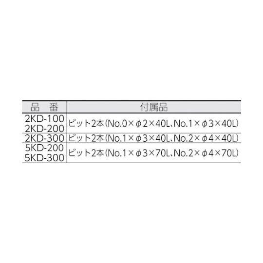 トランス接続タイプレバースタート式電動ドライバー2KDー100 中村