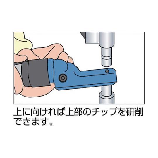 チップドレッサハンドタイプ 0.6MPa 無負荷回転数1400min ヨコタ工業 YNR-8F (61-2546-98)_1