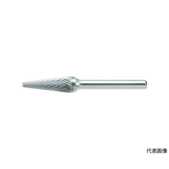 超硬バー テーパー先丸型 Φ16X刃長30X軸6 ダブルカット トラスコ中山 TB7C160 (61-2596-38)