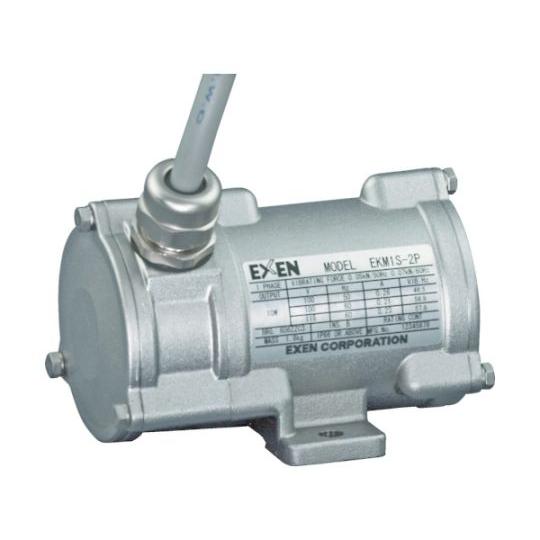 超小型ステンレスボディー振動モータ 100V エクセン EKM1S-2P (61-2642-55)