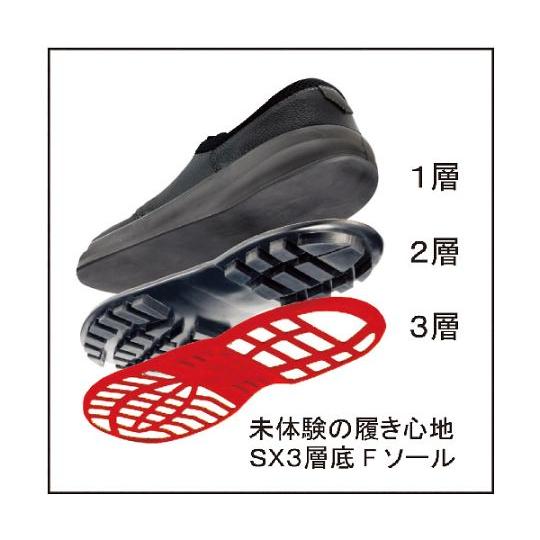 安全靴 短靴 SL11-R黒/赤 26.0cm シモン SL11R-26.0 (61-2694-99)