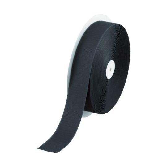 マジックテープ 縫製用A側 幅50mmX長さ25m 黒 トラスコ中山 TMAH-5025-BK (61-2803-49)