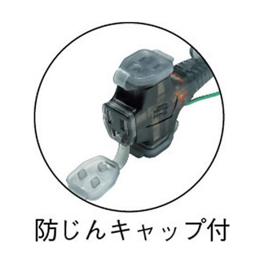 コードマック2 単相100V 10m 三ツ口コンセント ハタヤリミテッド CDS2-101T (61-2948-90)_1