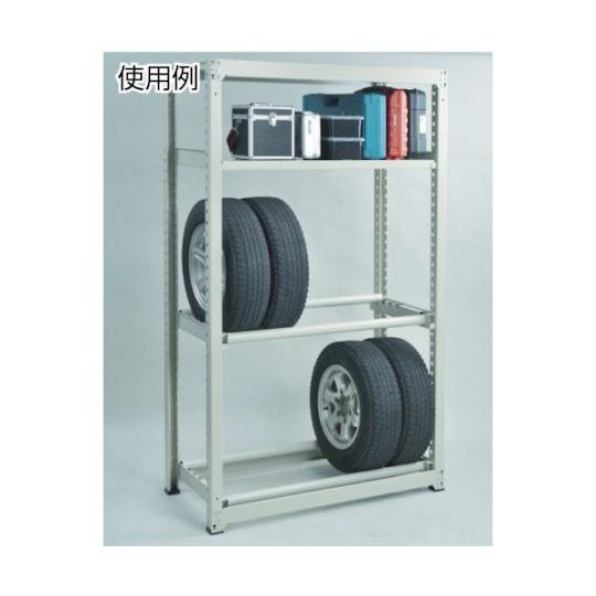 スチールラック M5型中量棚 1500×471×H1200 5段 単体 ネオグレー トラスコ中山 M5-4555 (61-3029-31)_4