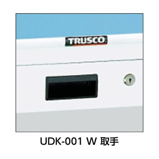 軽荷重作業台 180kg BO型 1200X750XH740 薄型1段引出付 ホワイト色_4