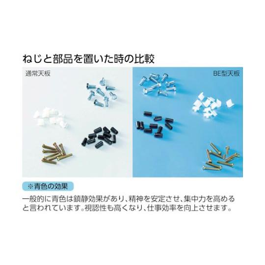 軽荷重作業台 250kg BE型 1500X600XH740 基本タイプ ダークグレー色 トラスコ中山 BE-1560 61-3059-17_3