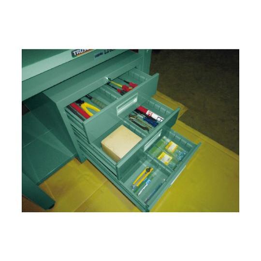 中荷重作業台 2000kg DW型 1800X750XH740 3段引出付 グリーン色 トラスコ中山 RDW-1800D3 (61-3072-74)_5