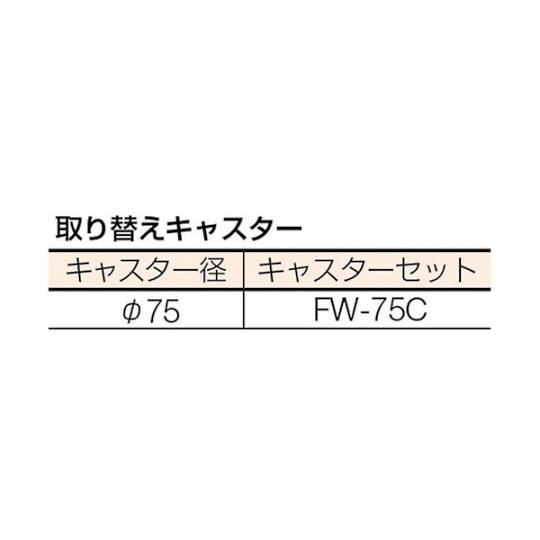WHT型作業台補助テーブルワゴン 900X600XH900 トラスコ中山 WHT-6090H (61-3077-55)_1