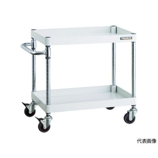 フェニックスワゴン 省音 750X500XH600 2段 W色 トラスコ中山 PEW-672C-W (61-3088-51)