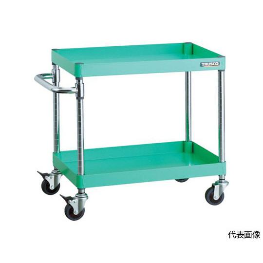 フェニックスワゴン 省音 750X500XH600 2段 YG色 トラスコ中山 PEW-672C-YG (61-3088-52)