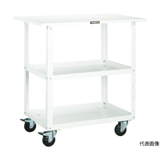 トラスコ中山 イーグルワゴン 600X400 天板付 4輪自在 YG色 EGW-962TJ-YG (61-3094-66)