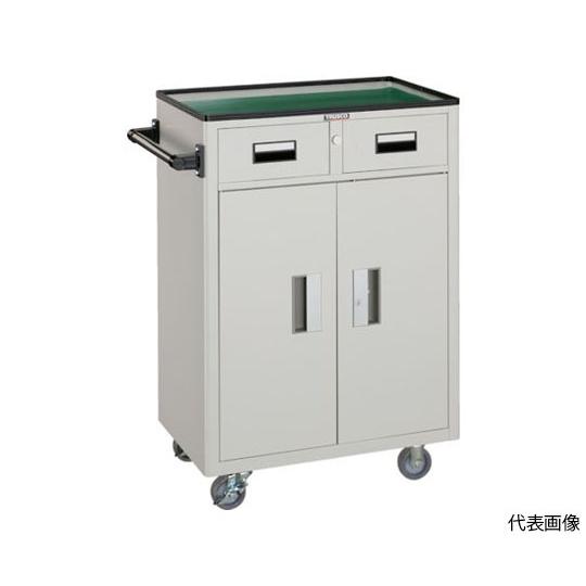 ツールワゴン 600X400XH880 引出・扉付 W トラスコ中山 NTS-503N-W (61