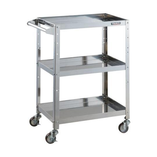 クリーンラビット 75φウレタン車SUS金具ハンドル付 トラスコ中山 CRB-963HSU (61-3103-01)