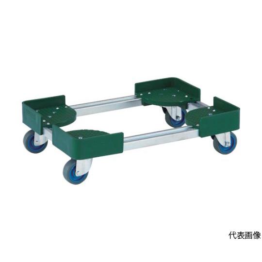 伸縮式コンテナ台車 内寸400-500X500-600 スチール製 トラスコ中山 FCD-4050-ALG (61-3124-37)