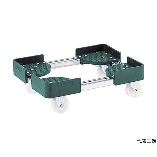 伸縮式コンテナ台車 内寸400-500X400-500 SUS製 トラスコ中山 FCD-4040SUS (61-3124-65)