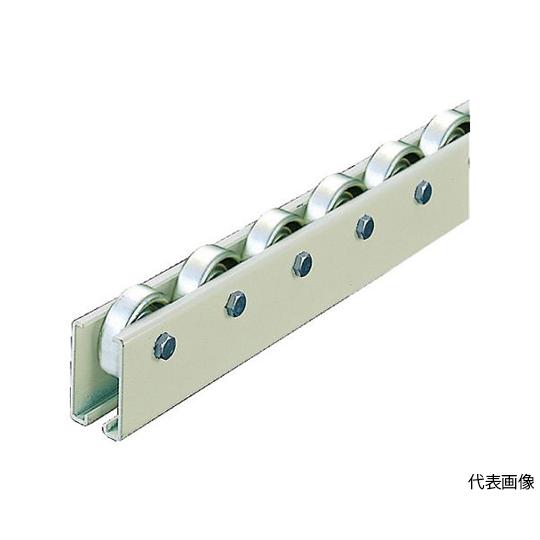 ホイールコンベヤ プレス製Φ38X12 P75XL3000 トラスコ中山 V-38S-75-3000 (61-3175-16)