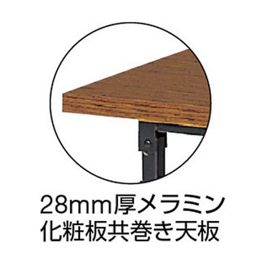 折りたたみ式座卓 1500X600XH330 チーク トラスコ中山 TZ-1560 (61-3246-39)