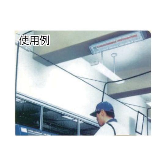 遠赤外線ヒーター 天吊りタイプ 単相200 1kW デンソー EG-10RK (61-3341-56)_1