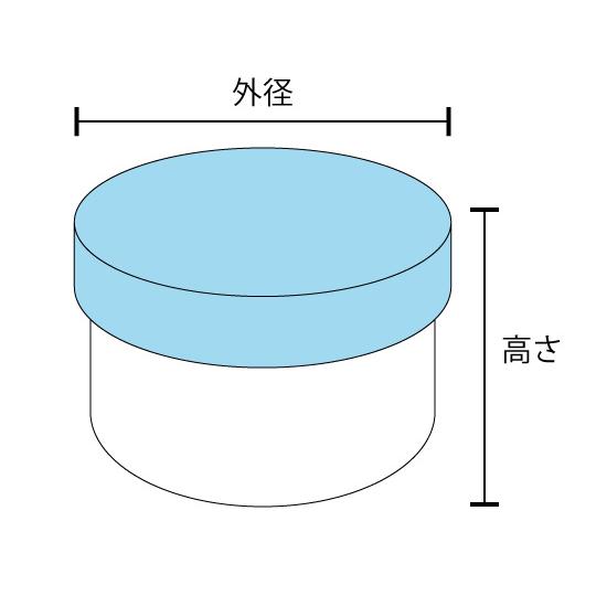 軟膏容器 M型容器D-3号 20 22mL 青キャップ 滅菌済 1ケース 300個入 