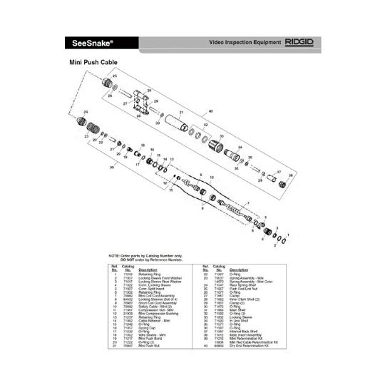 リターム レッド ケーブル Ｆ／ミニ RIDGID 15808 (61-4018-52)_1