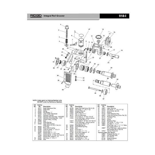 ５０−１５０Ａ ドライブシャフト ９１８／９１８−Ｉ／３００ RIDGID 51427 (61-4031-69)_1