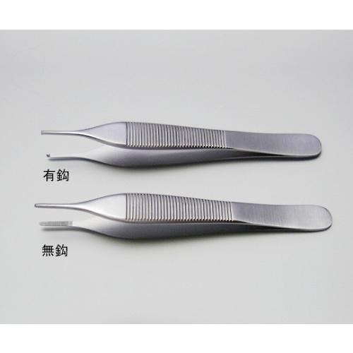 アズワン（asone） アドソンピンセット 先細標準仕様 有鈎 医療機器