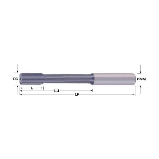 コロリーマ835超硬ソリッドリーマ 725 1024 サンドビック 835.B-1200-A1-PF 1024 (61-5219-44)_1