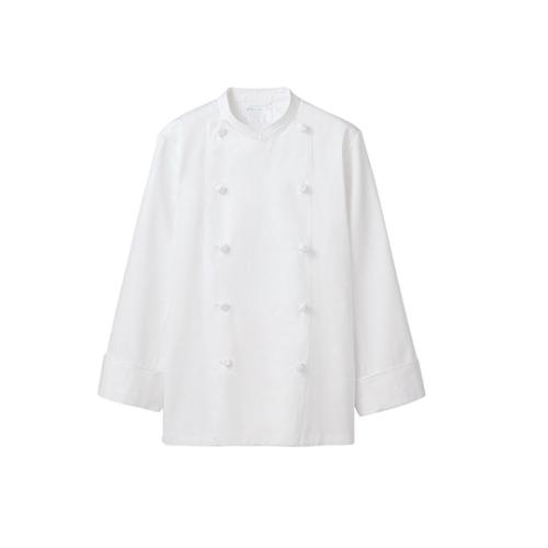 コックコート 男女兼用 長袖 白 住商モンブラン KS6621-2 M (61-6143-62)