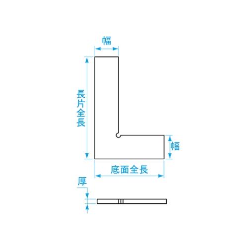 DD型焼入厚形スコヤ 50mm 新潟精機 SK HDD-50 (61-6184-51)_1