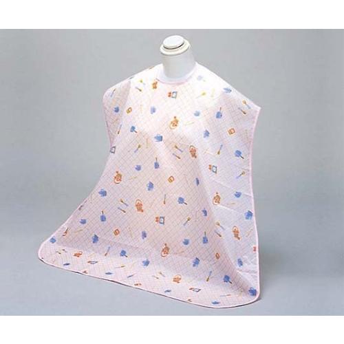 ナイロン お食事エプロン ブルー 宇都宮製作 8496400 (61-6863-08)