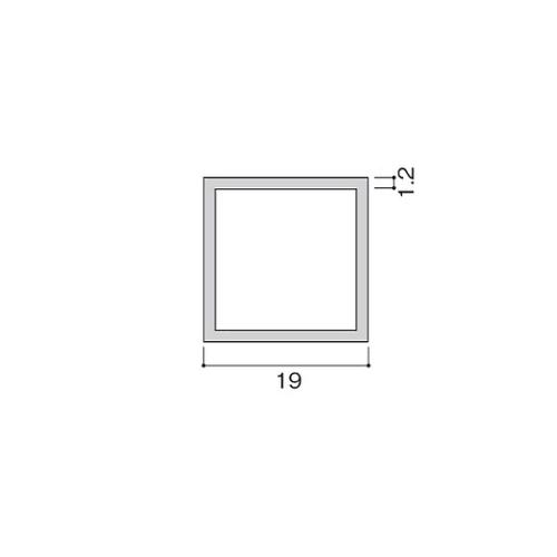 光 スチール角パイプ19角×1000mm TK100-19 (61-7435-20)｜a1-shop｜02