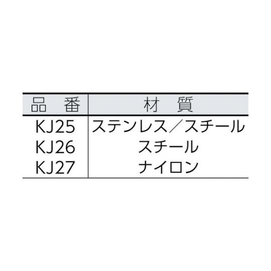 ユタカメイク 金具 シート間仕切り金具セット 1.8mmステンレスワイヤー6m KJ25 (61-8809-24)｜a1-shop｜02